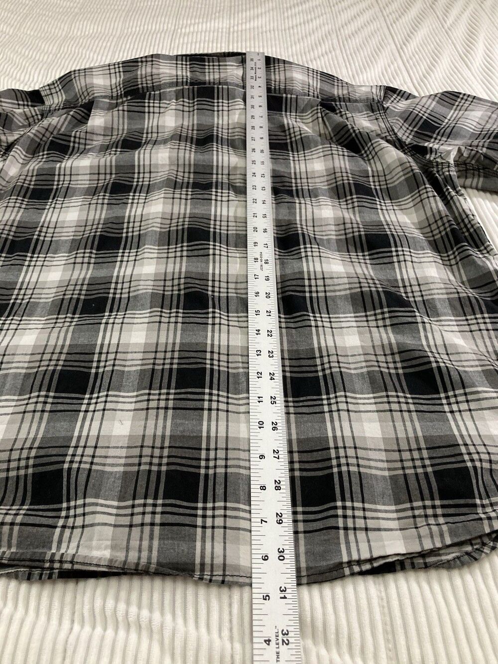 Carhartt Rugged Flex Shirt Men XL Black Gray Plaid Button Up Relaxed Workwear - Picture 9 of 9
